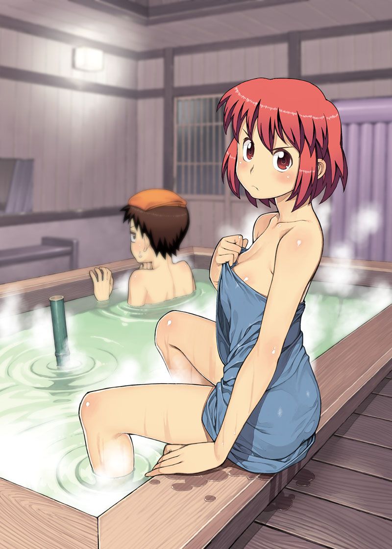 50 cute girls conceals the body in 2-dimensional bath erotic images 15