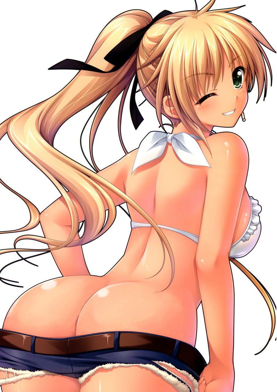 Elo want to spread the cuteness of the girl with a ponytail 2D combined image 38 28