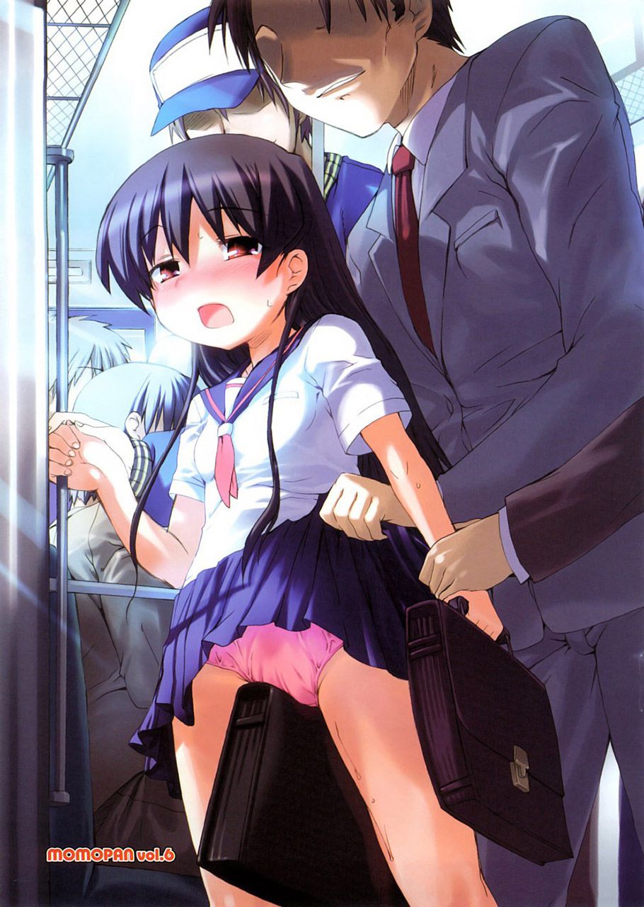 Cute girls being molested in the 2-d train erotic pictures 33 7