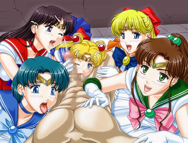 Pretty soldier sailor moon Rainbow erotic pictures 4