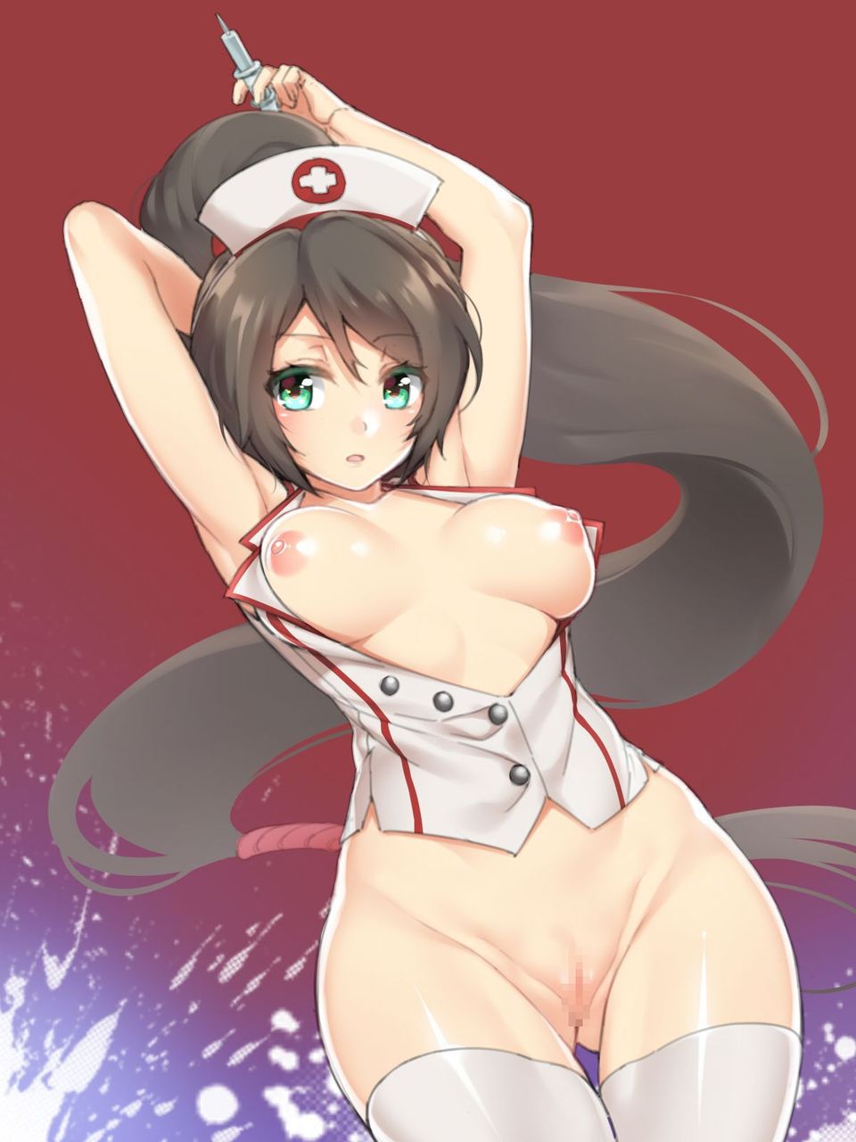 [2次] wearing a nurses outfit want to be nursed with the sat variety girl second erotic images part 5 [nurse] 19