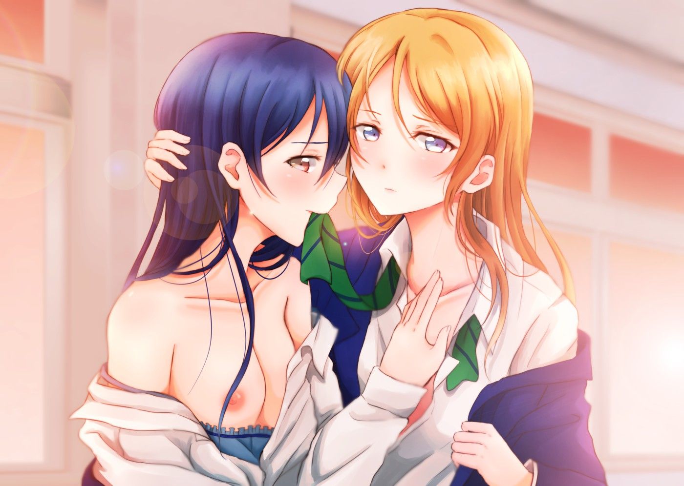 Lesbian Yuri hentai images of love live Cara part 5 15