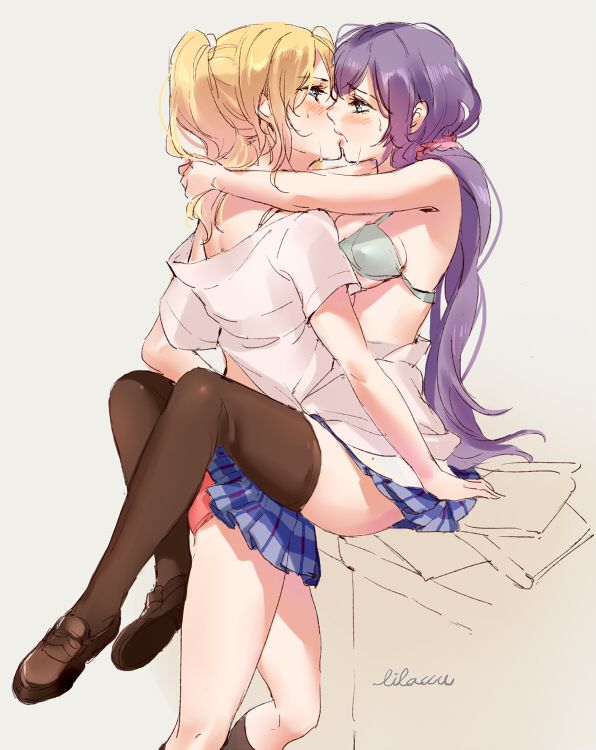 Lesbian Yuri hentai images of love live Cara part 5 19