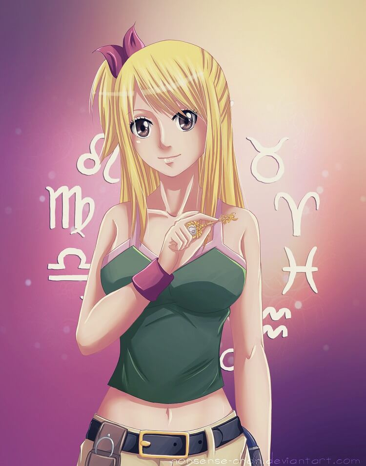 "Fairy tail 31' blonde busty babe Lucy erotic undesirable image collection 11