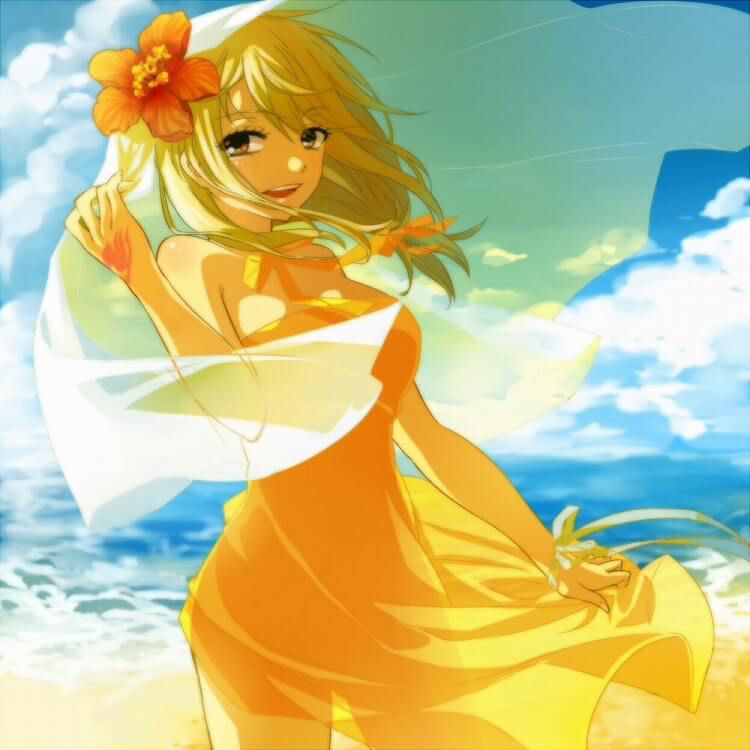 "Fairy tail 31' blonde busty babe Lucy erotic undesirable image collection 12