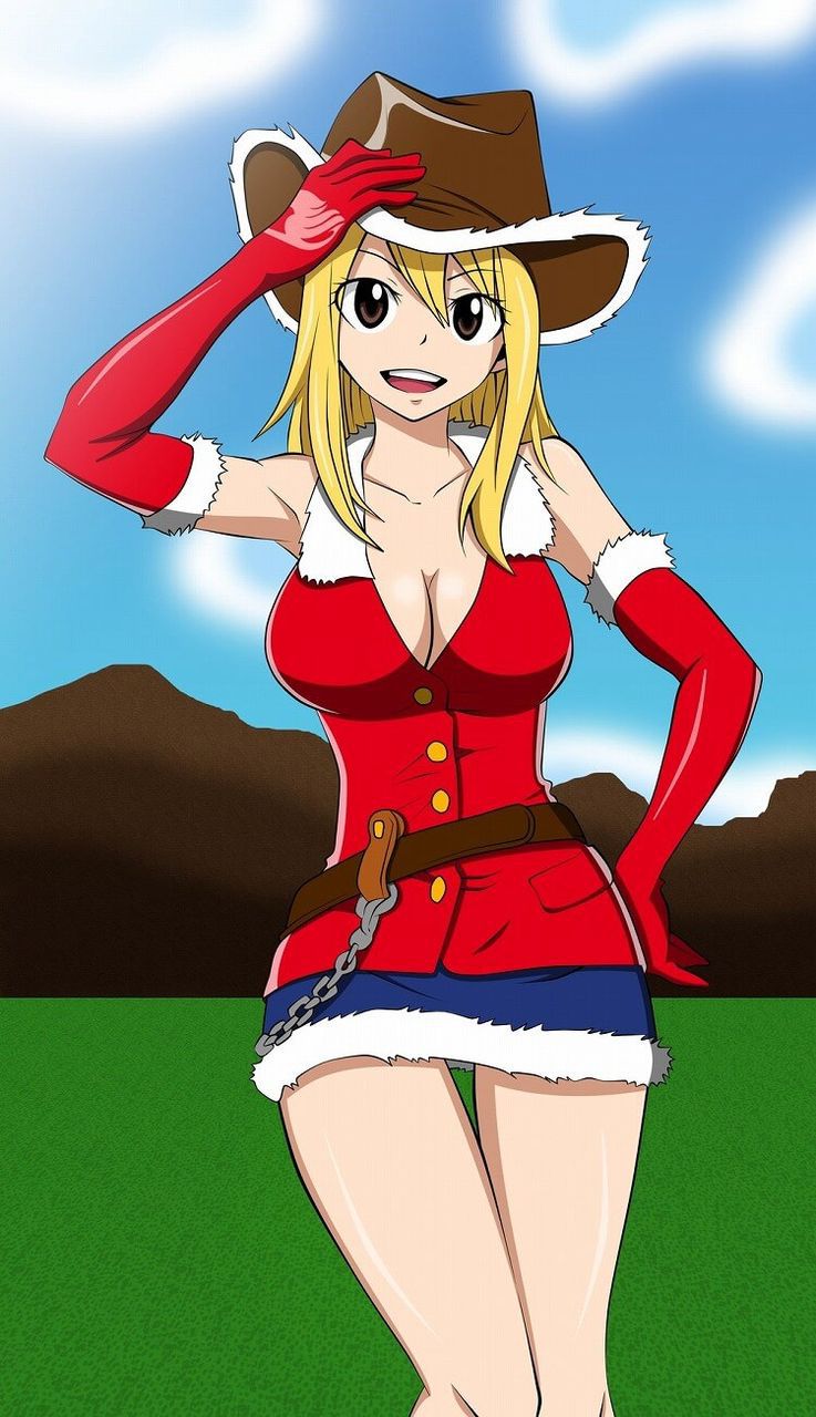 "Fairy tail 31' blonde busty babe Lucy erotic undesirable image collection 18