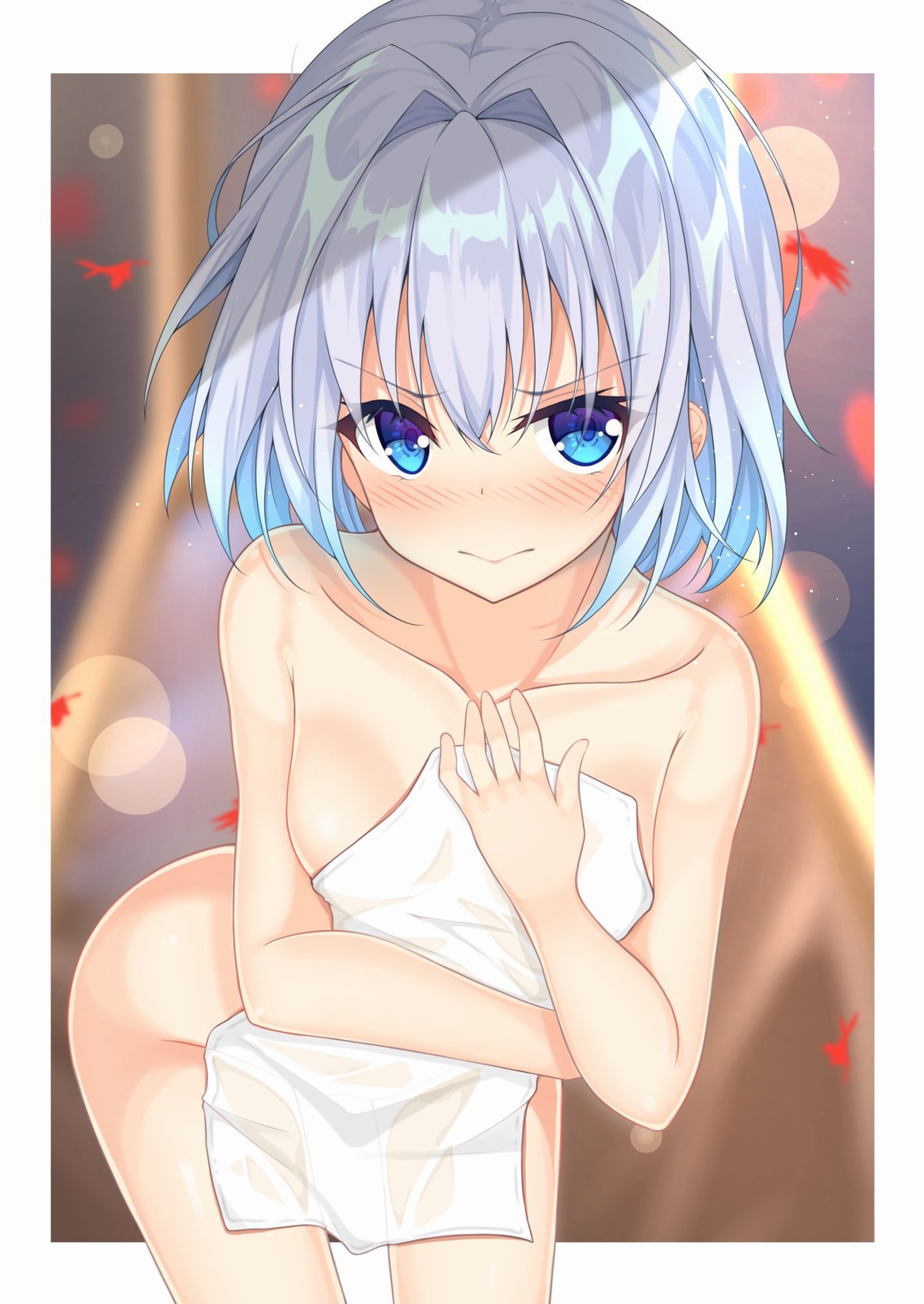 【Erotic Anime Summary】 Dosukebe Beauty and Beautiful Girls Hiding Their Nudity with a Single Towel 【Secondary Erotic】 9