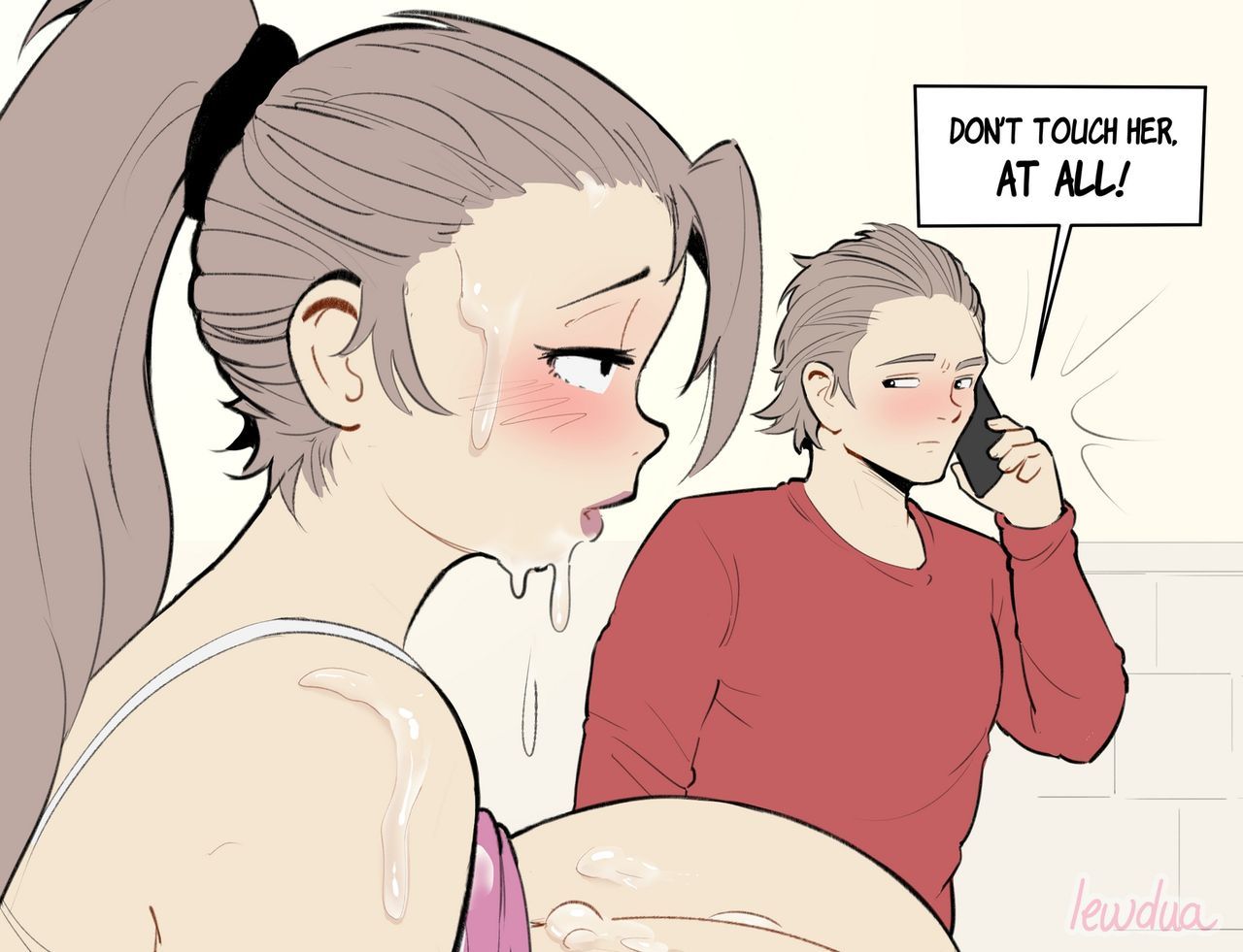 [Lewdua] Titfuck in the Bathroom 48