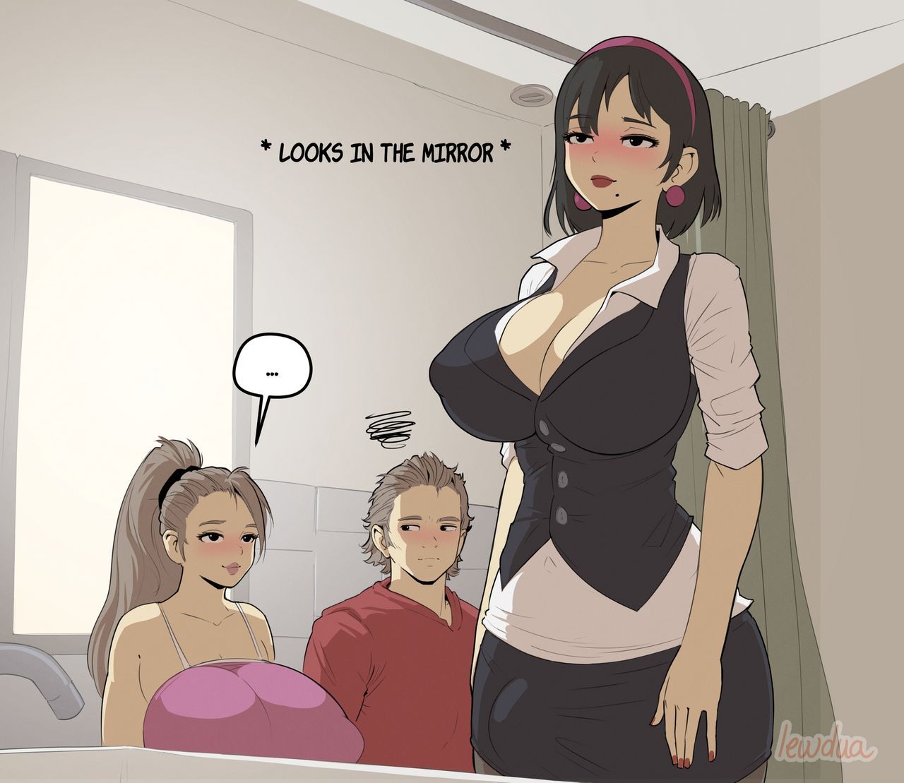 [Lewdua] Titfuck in the Bathroom 9