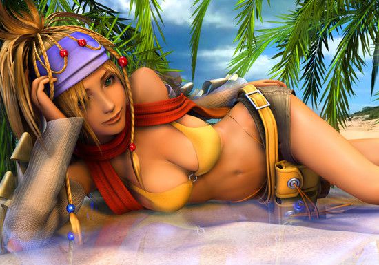 MOE Rikku (Final Fantasy X.) 56 erotic images 36