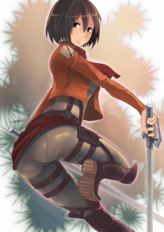 Mikasa Ackerman's giant attack on happy birthday! Erotic pictures (50 pictures) 44