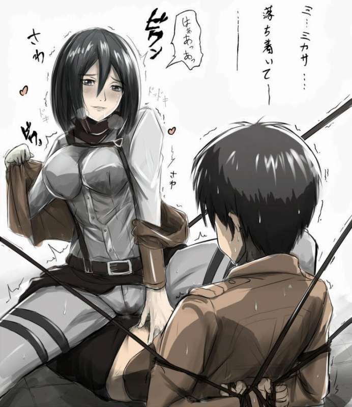 Mikasa Ackerman's giant attack on happy birthday! Erotic pictures (50 pictures) 49