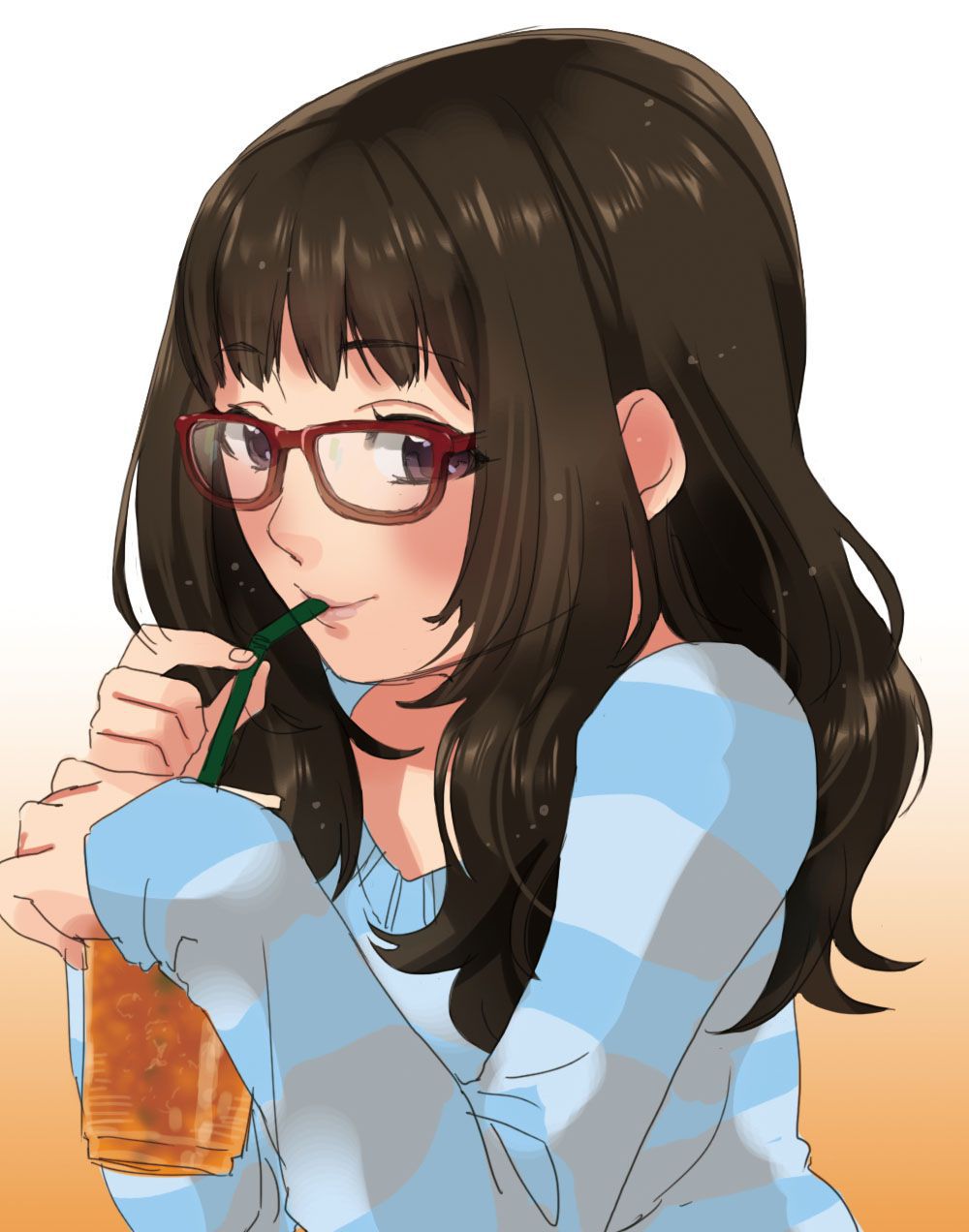 [2次] cute glasses cum daughter secondary image 13 [glasses was daughter and non-erotic] 11