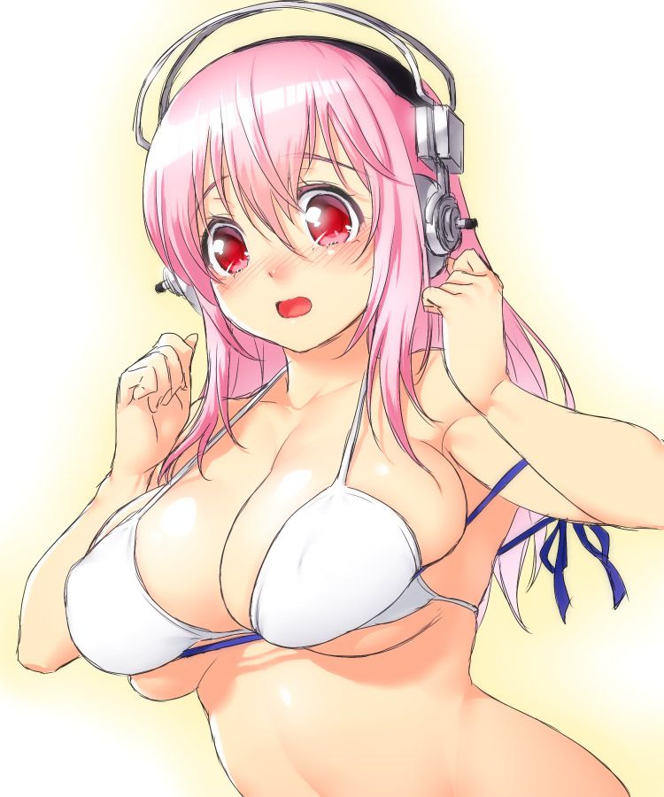 Gather you headphone 2-d girl's favorite guy-a non-erotic images! 48 pieces 12