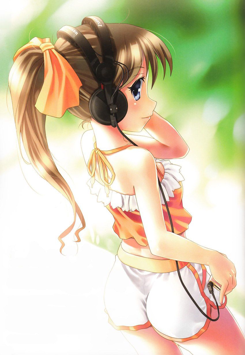 Gather you headphone 2-d girl's favorite guy-a non-erotic images! 48 pieces 18