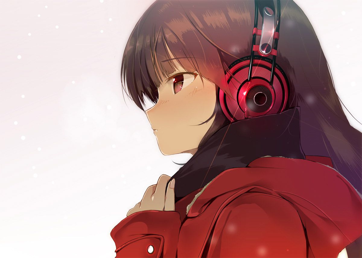 Gather you headphone 2-d girl's favorite guy-a non-erotic images! 48 pieces 3