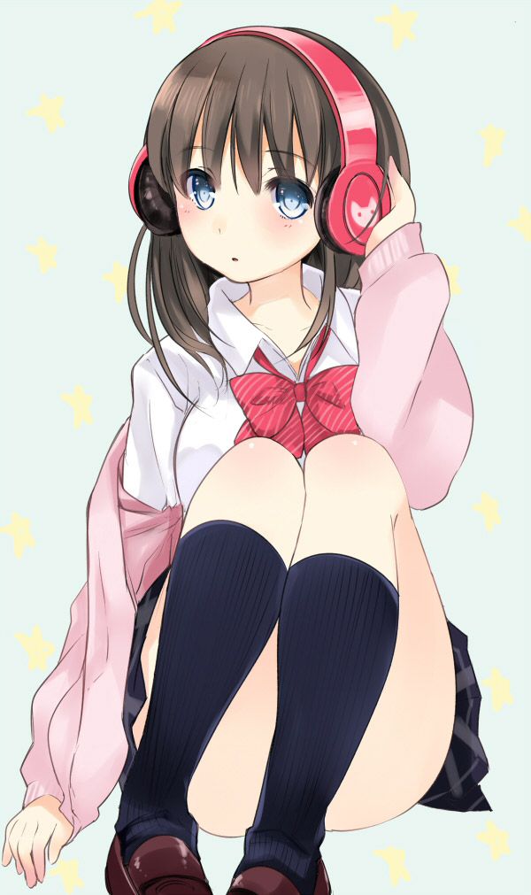 Gather you headphone 2-d girl's favorite guy-a non-erotic images! 48 pieces 37