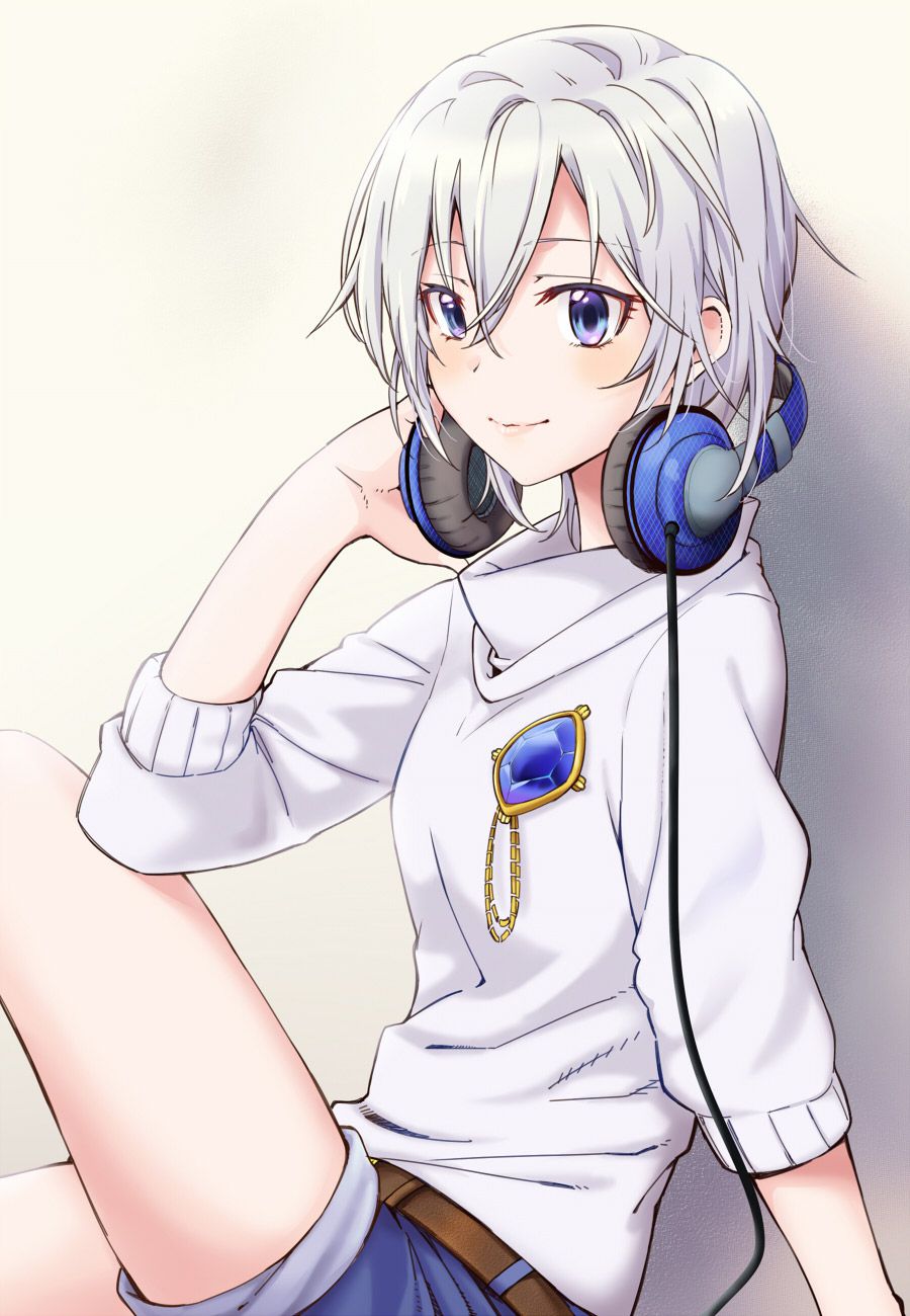 Gather you headphone 2-d girl's favorite guy-a non-erotic images! 48 pieces 46