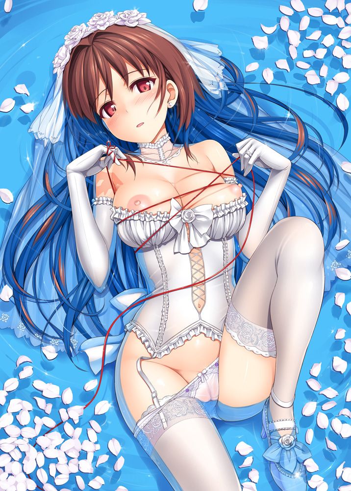 Too beautiful wedding dress up bride and honeymoon naughty picture collection part01 [secondary MoE images] 1