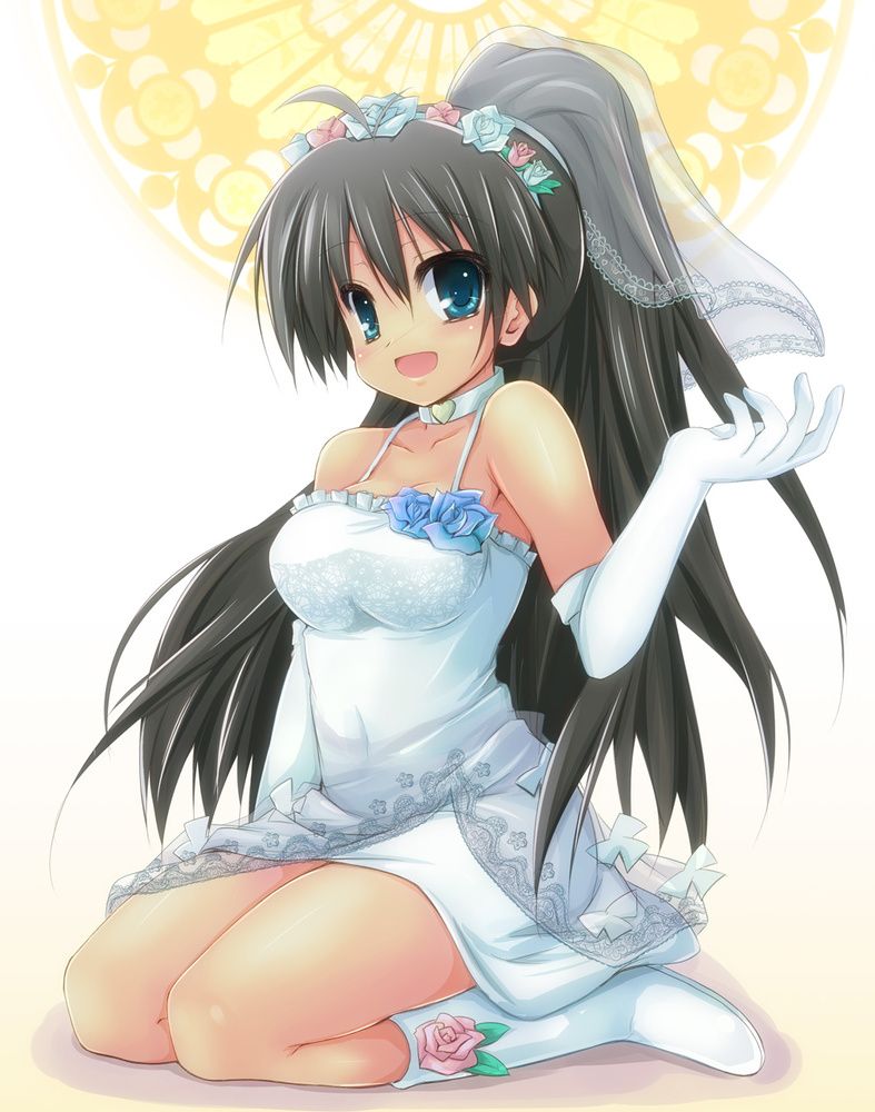 Too beautiful wedding dress up bride and honeymoon naughty picture collection part01 [secondary MoE images] 13