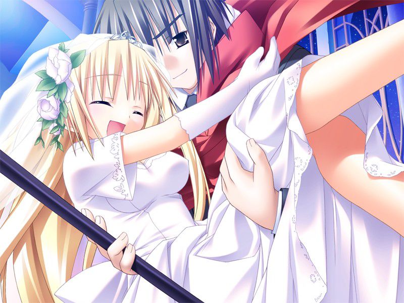 Too beautiful wedding dress up bride and honeymoon naughty picture collection part01 [secondary MoE images] 15