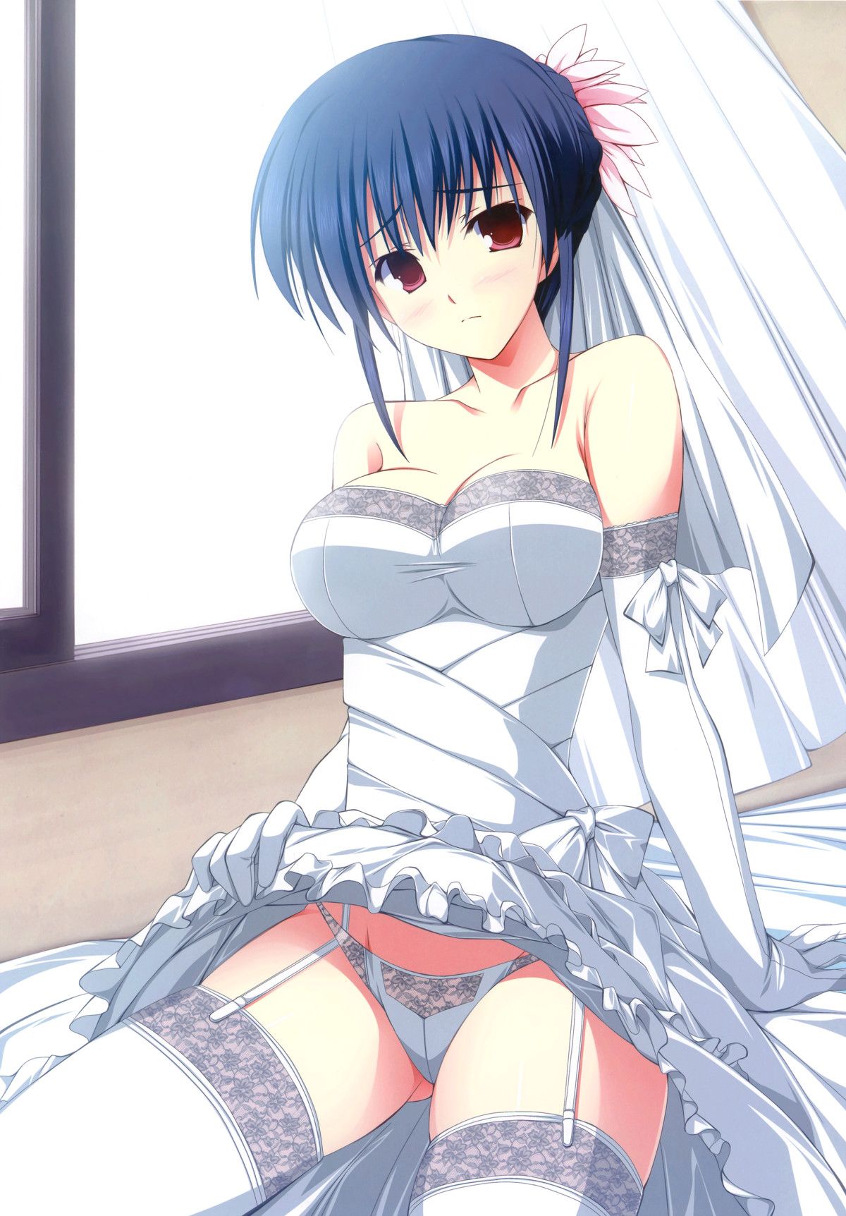 Too beautiful wedding dress up bride and honeymoon naughty picture collection part01 [secondary MoE images] 4