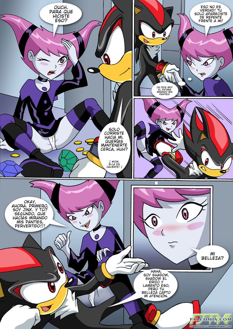 [Palcomix] Jinxed Shadow (Teen Titans, Sonic the Hedgehog) [Spanish] 5