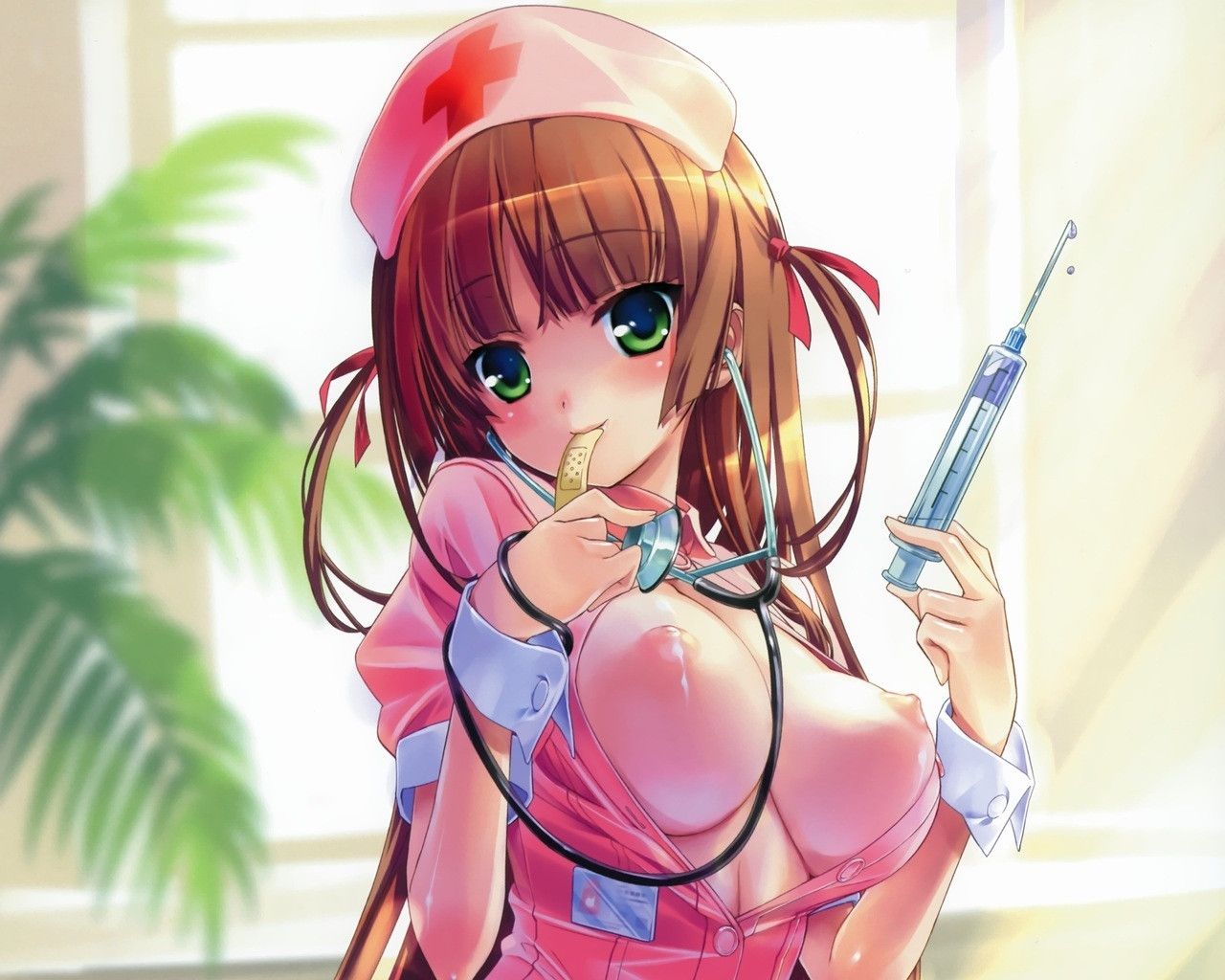 Nurse Uniform ass hole into the syringe, he turned and want to become pretty picture wwww part01 15