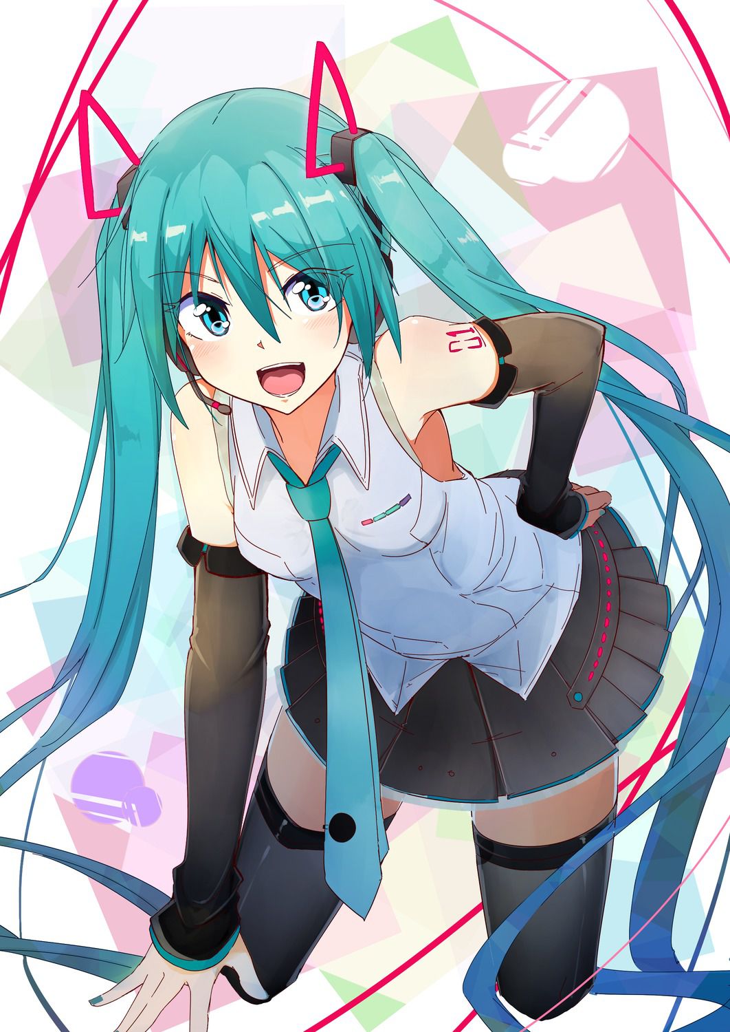 Hatsune miku is cute! Beautiful! With 10 images of miku! [Pictures and wallpapers] (Vocaloid VOCALOID 11) 2