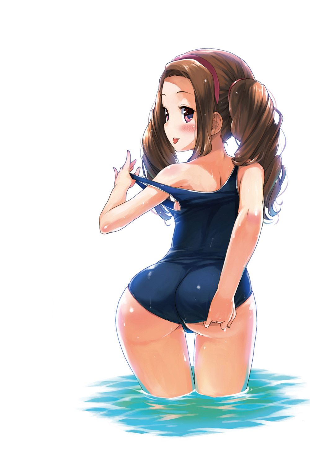 Pretty erotic images of 2-d school swimsuit, 47 photos 9