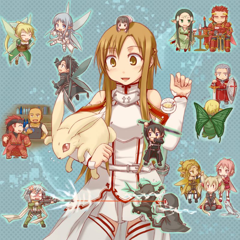 [SAO] sword online image collection of Asuna, part14, silica etc. [secondary animation] 2