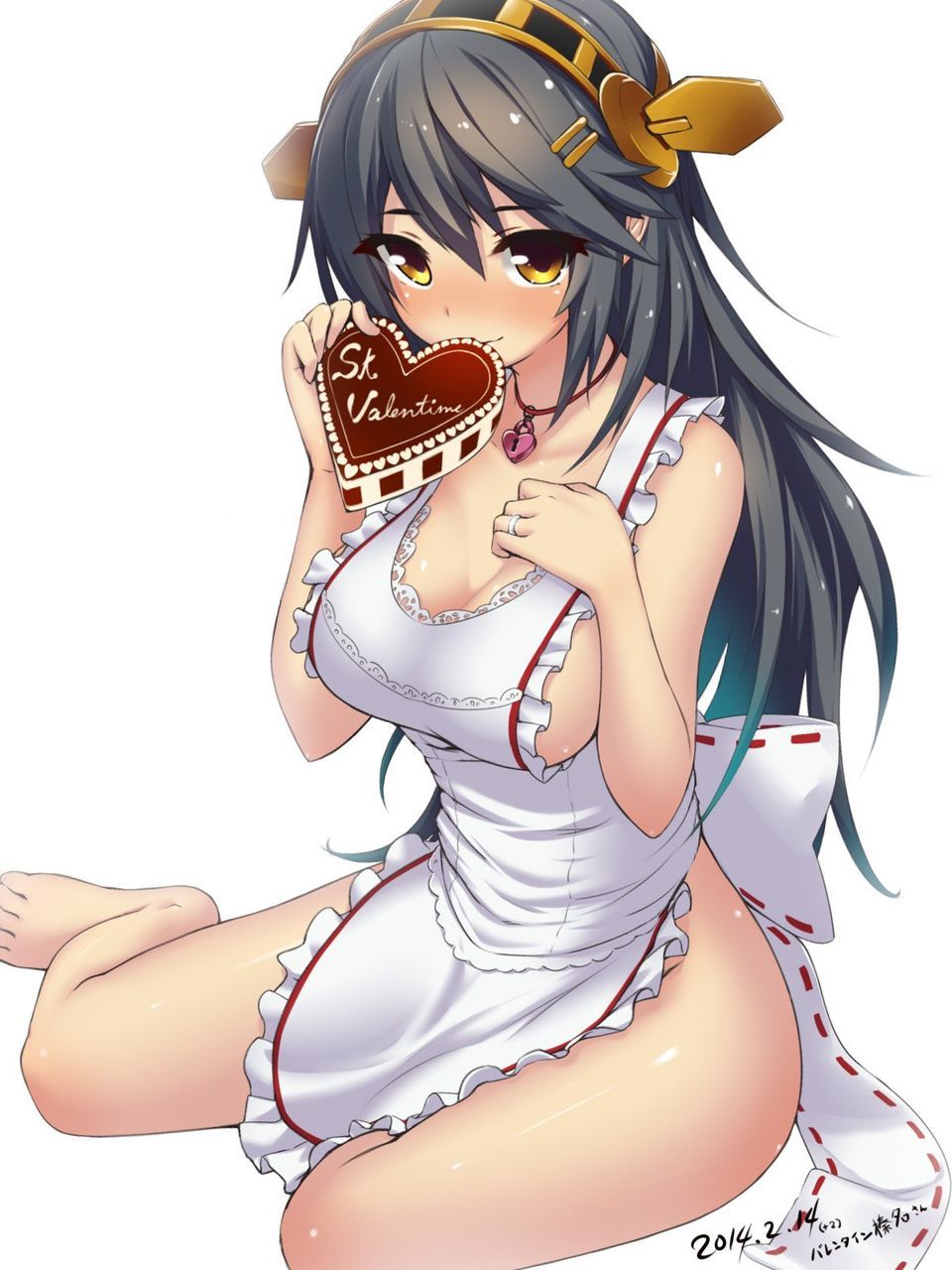 [2次] girl secondary erotic pictures of naked apron before rice want to eat me! part 5 [naked apron] 19