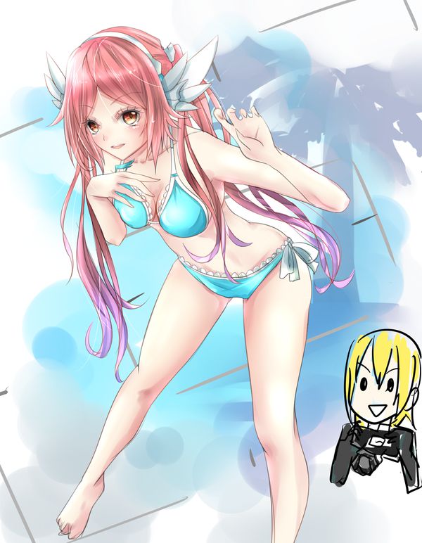 Erotic pictures of HRK PSO2 Idol girl, drew. 16