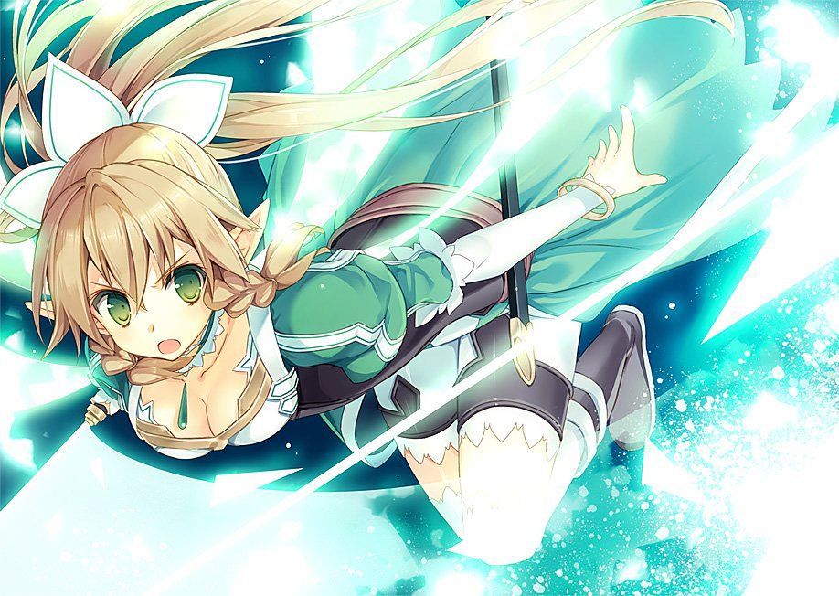 Drew the sword online (SAO) leafa's erotic images. Vol.3 8