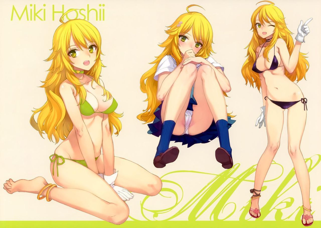 Idol master hoshii Miki's erotic pictures! 36
