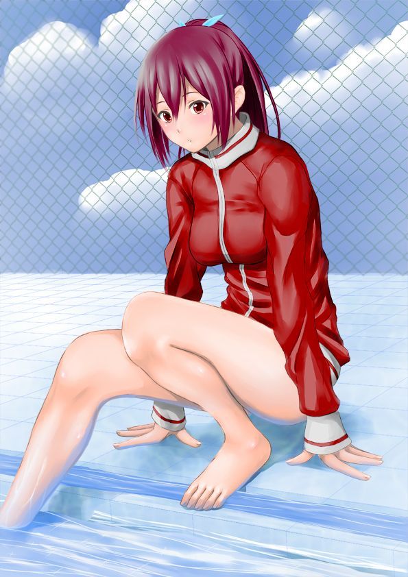 [Non-fine erotic] Free! for Matsuoka is pretty secondary image posting.! Curvy erotic not JK body uniform and swimsuit 21