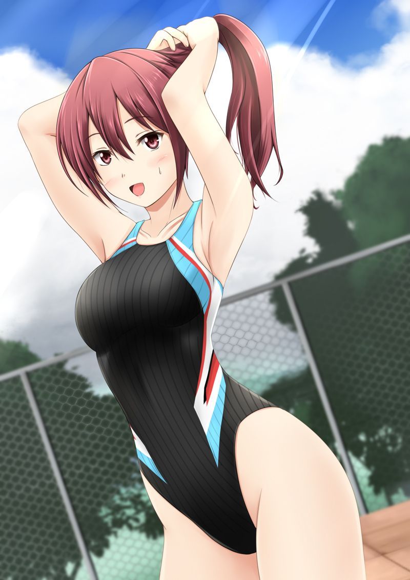 [Non-fine erotic] Free! for Matsuoka is pretty secondary image posting.! Curvy erotic not JK body uniform and swimsuit 28