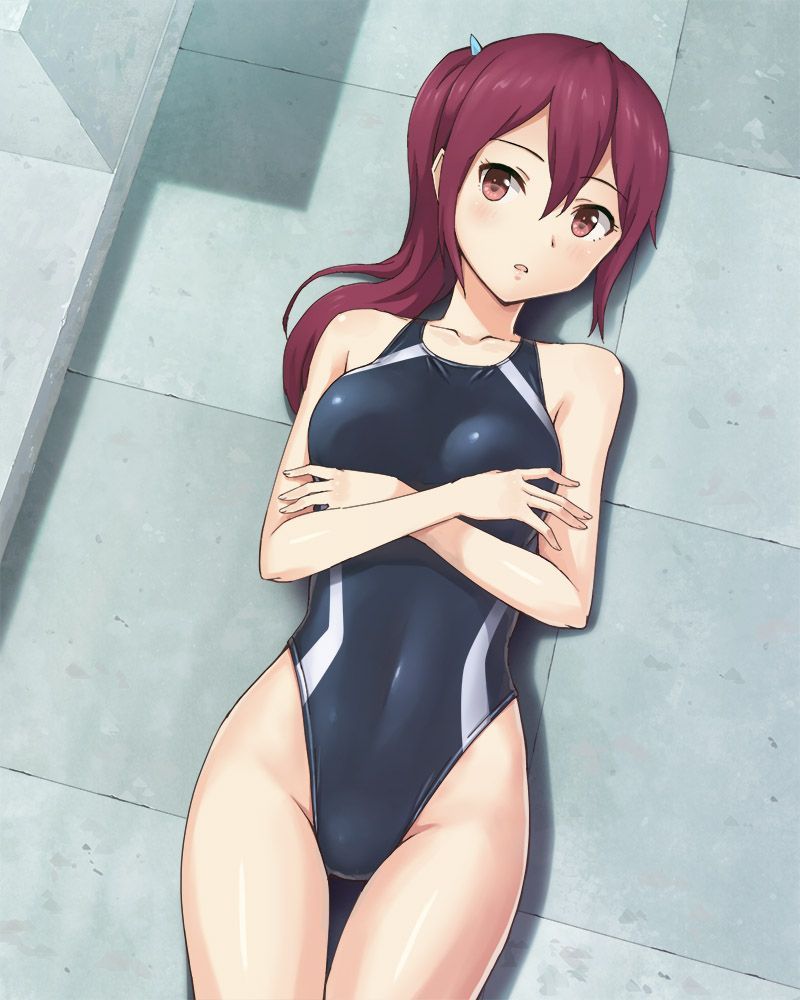 [Non-fine erotic] Free! for Matsuoka is pretty secondary image posting.! Curvy erotic not JK body uniform and swimsuit 43