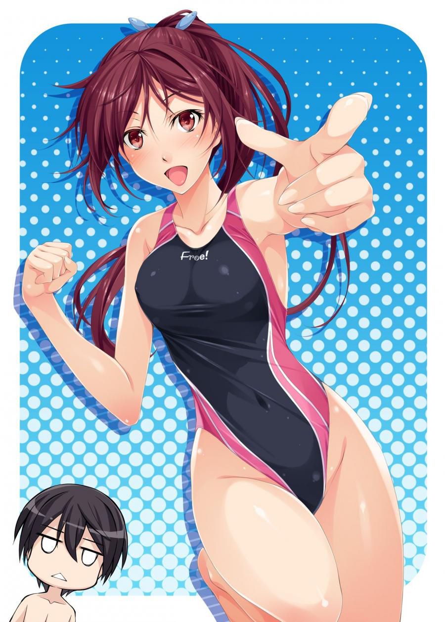 [Non-fine erotic] Free! for Matsuoka is pretty secondary image posting.! Curvy erotic not JK body uniform and swimsuit 8