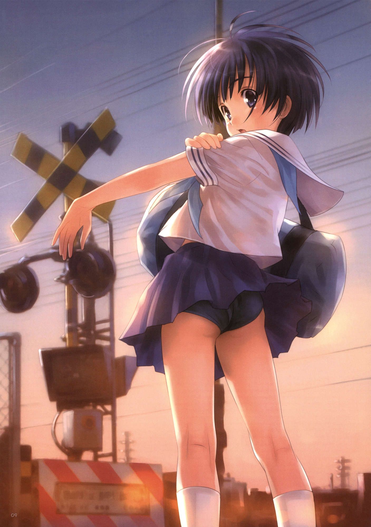 Bloomers girl's smooth thighs rubbed Tagg, erotic images vol.3 15