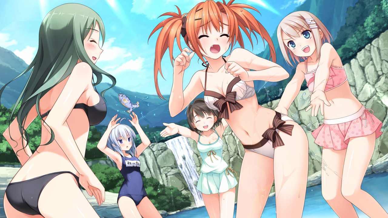 And getting hot and then cool off in the second swimsuit girl picture vol.4 18