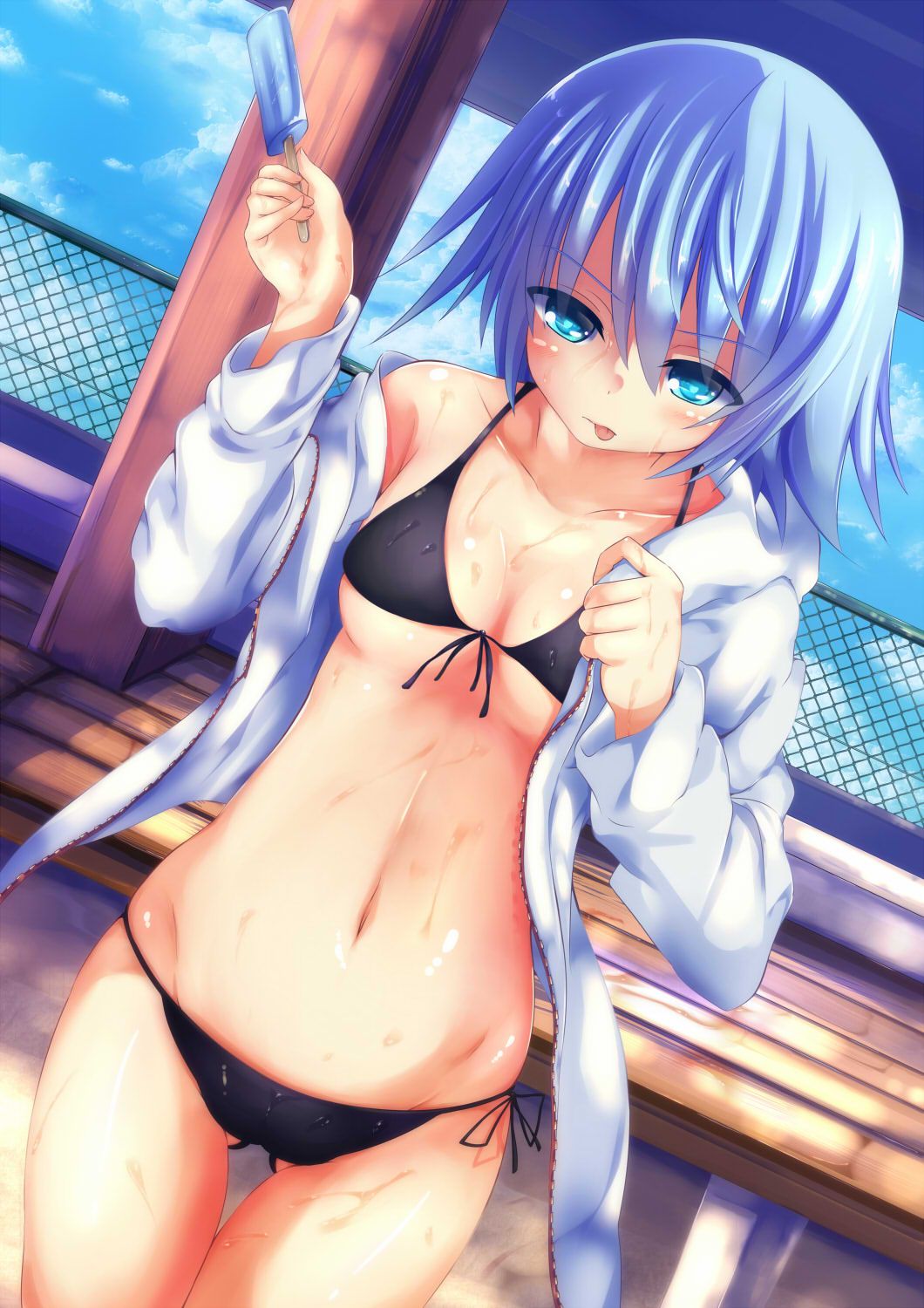 And getting hot and then cool off in the second swimsuit girl picture vol.4 24