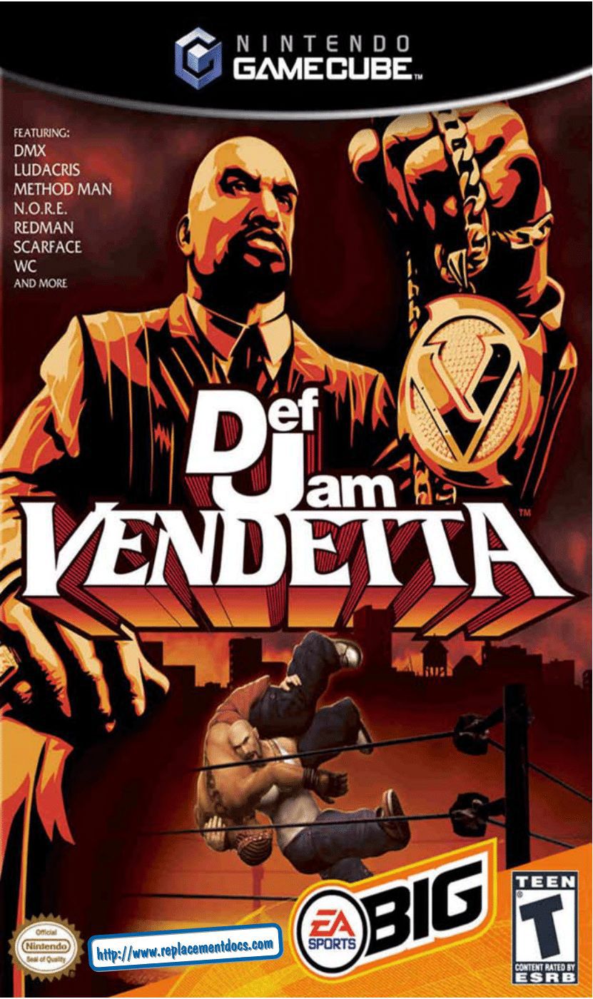 Def Jam Vendetta (GameCube) Game Manual 1