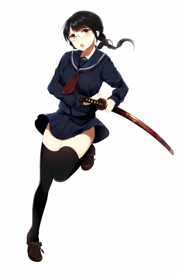[Secondary] are equipped with sword or Katana girl picture 4