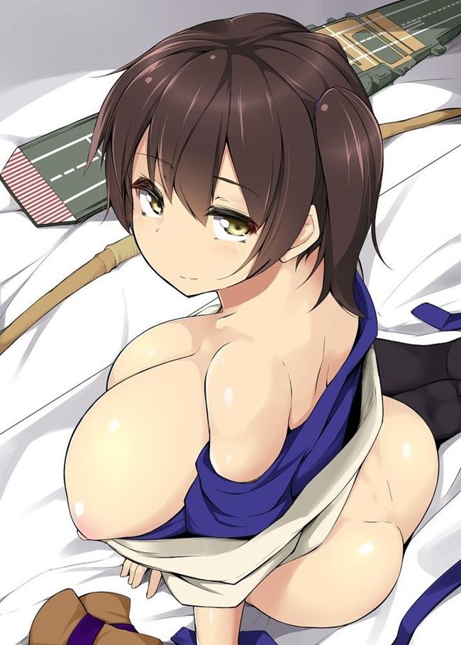 [Hide busty] cuddle cute Kaga's second erotic images [ship it. 1