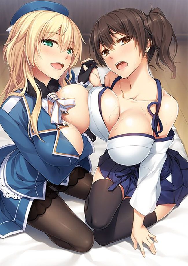 [Hide busty] cuddle cute Kaga's second erotic images [ship it. 30