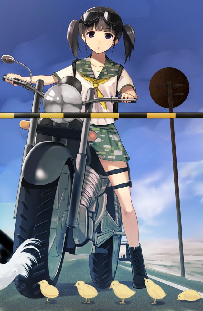 [Secondary] 可愛kattari, sometimes to cool girls riding bikes pictures 1