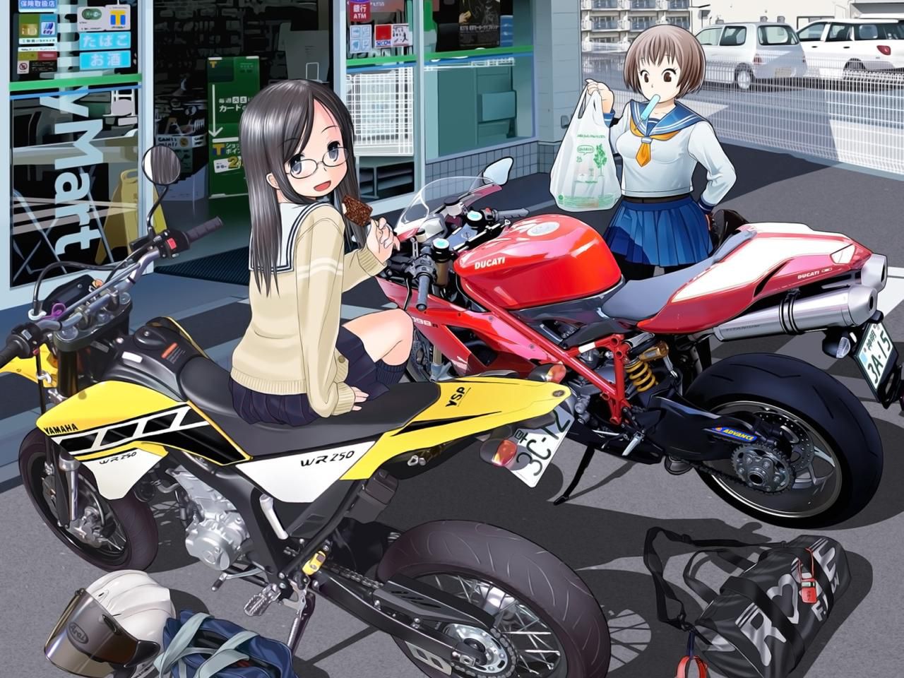 [Secondary] 可愛kattari, sometimes to cool girls riding bikes pictures 20