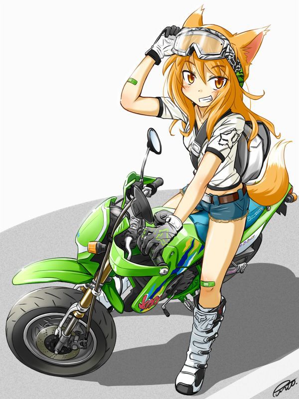 [Secondary] 可愛kattari, sometimes to cool girls riding bikes pictures 32