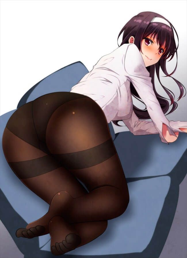 【Erotic Anime Summary】 Beautiful girl and beautiful girl legs and pants seen through pantyhose are too high 【40 sheets】 33